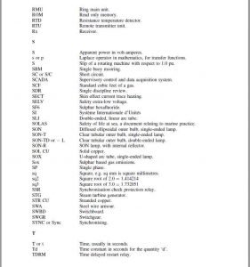 300 Electrical Abbreviations and Full Forms