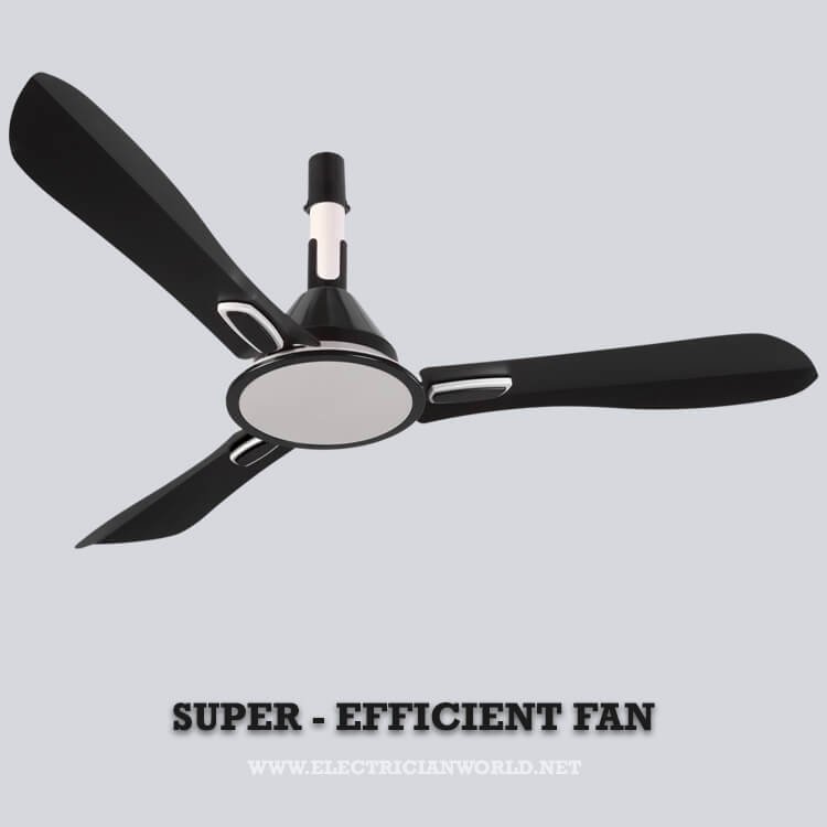 super-efficient fan, bldc fan, dc motor fan
